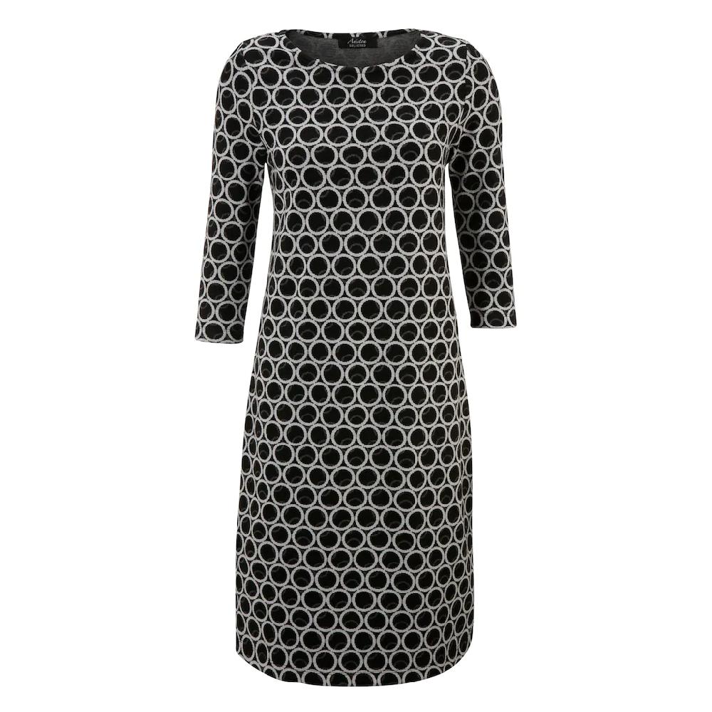 Aniston SELECTED Jerseykleid mit elegantem Kreis-Muster Blitzverkäufe