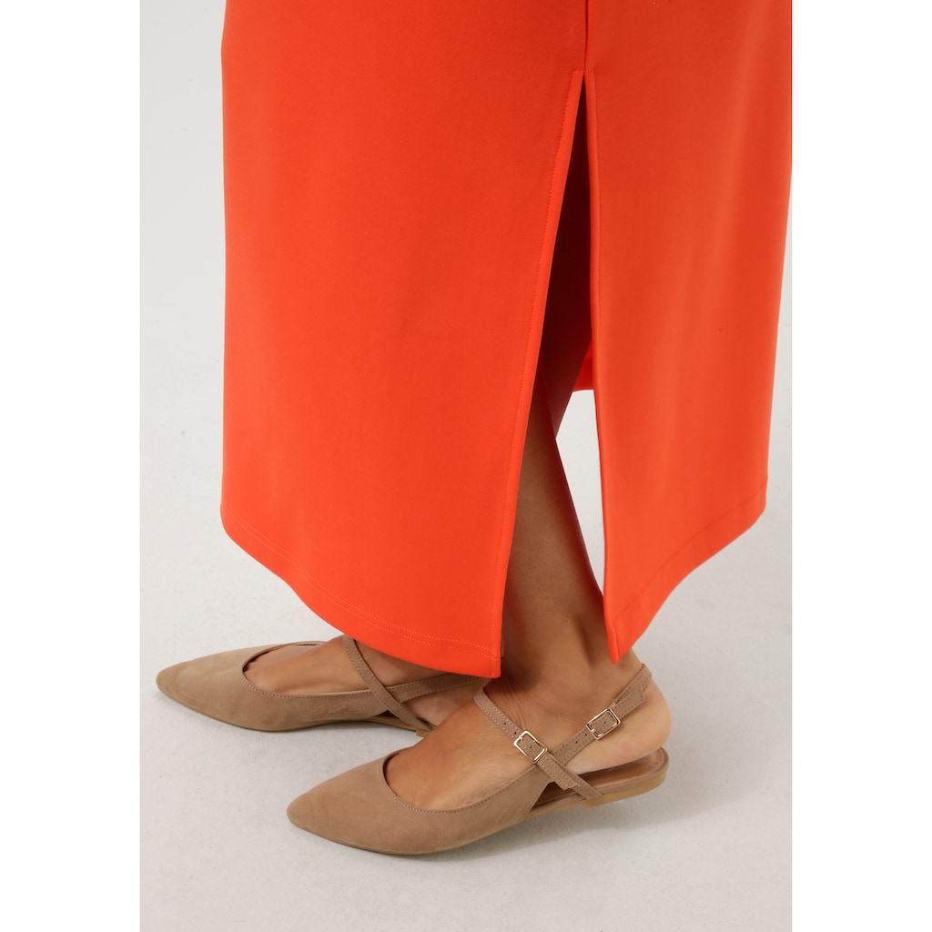 Aniston CASUAL Maxikleid mit Seitenschlitzen - NEUE KOLLEKTION Limitierter Zeitrabatt