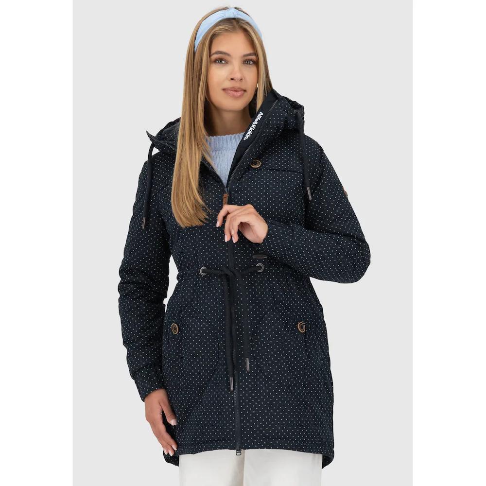Alife & Kickin Outdoorjacke »CHARLOTTEAKB« mit Kapuze gefütterter Parka Kapuzenjacke durch Bindeband tailliert Großer Ausverkauf