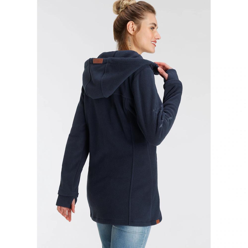 KangaROOS Fleecejacke mit Kapuze figurbetonter Schnitt mit Kapuze mit 2-Wege-Reißverschluss Begrenztes Angebot