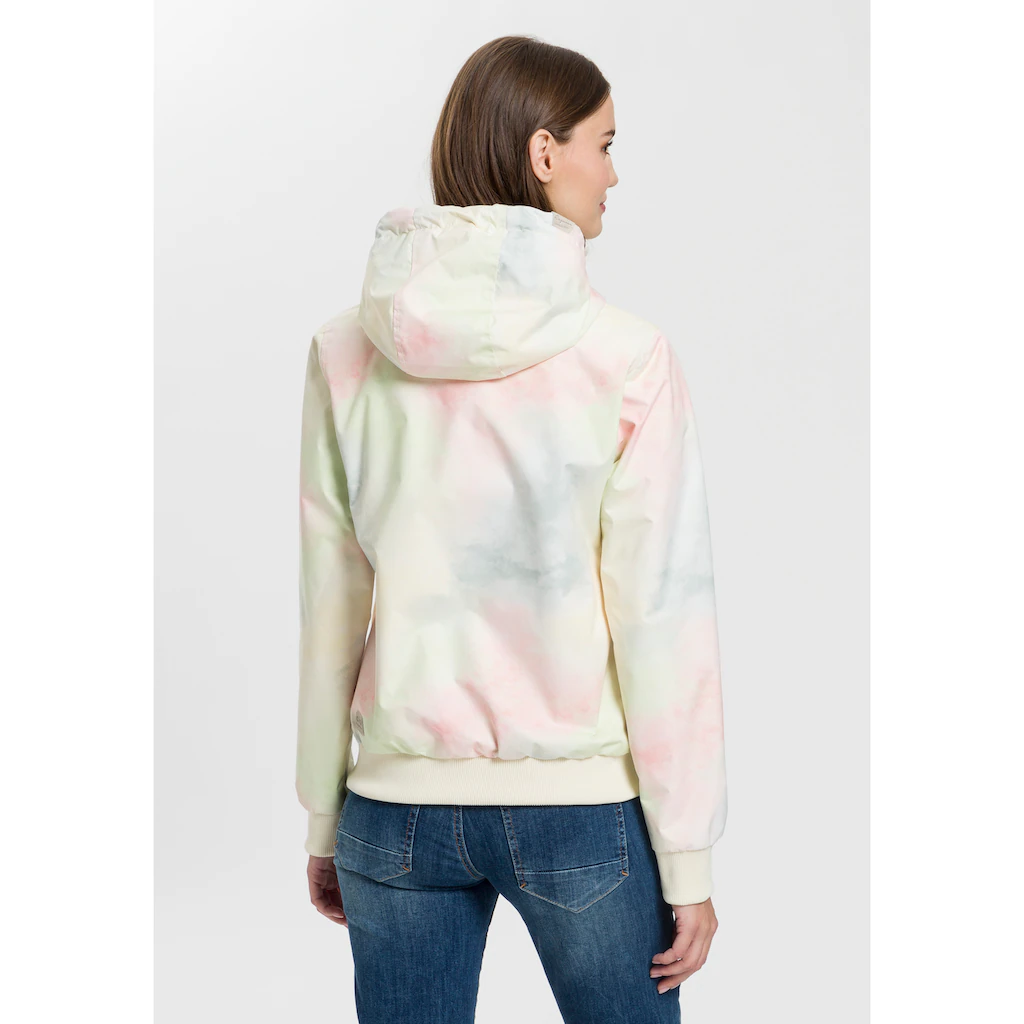 Ragwear Funktionsjacke »NUGGIE OMBRE O« mit Kapuze Übergangsjacke aus wasserabweisendem Material Zeitlich begrenztes Angebot