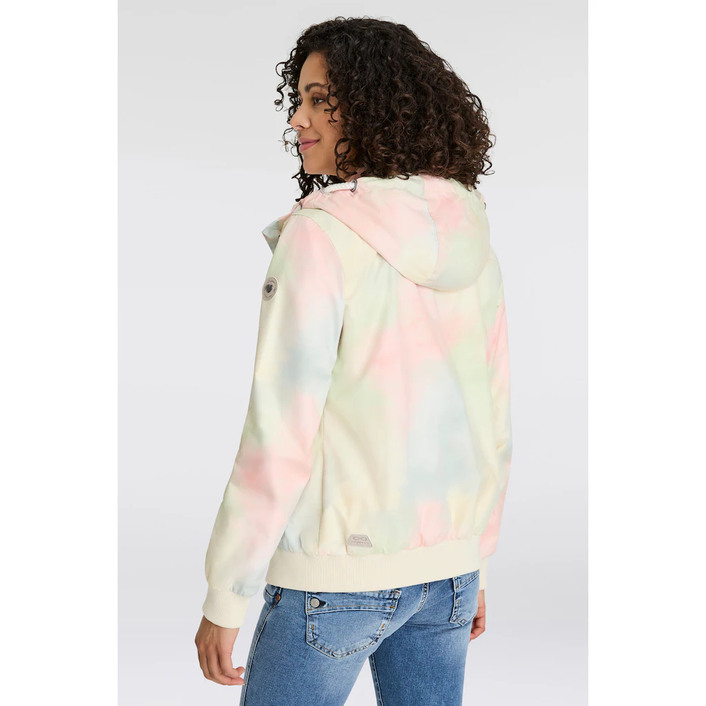 Ragwear Funktionsjacke »NUGGIE OMBRE O« mit Kapuze Übergangsjacke aus wasserabweisendem Material Zeitlich begrenztes Angebot