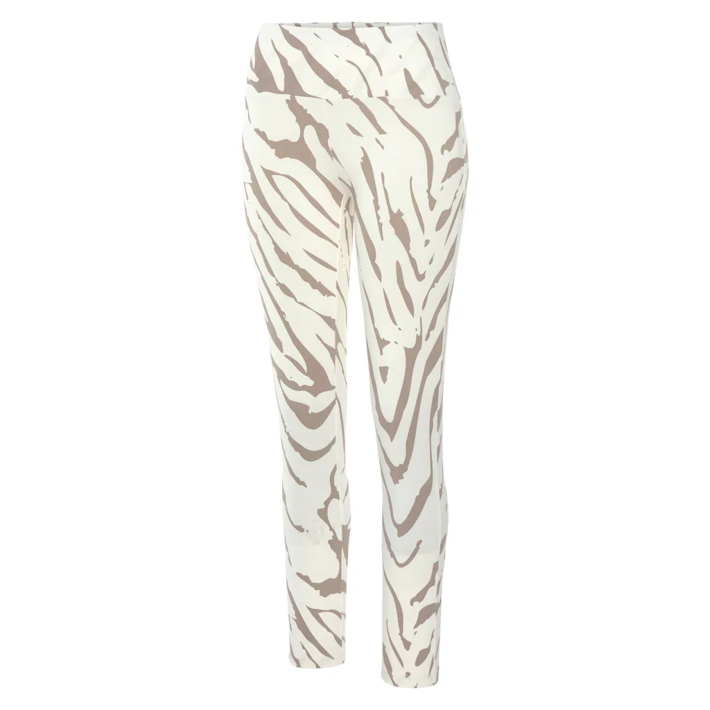 LASCANA Leggings mit Zebramuster und breitem Bund Loungewear JETZT KAUFEN