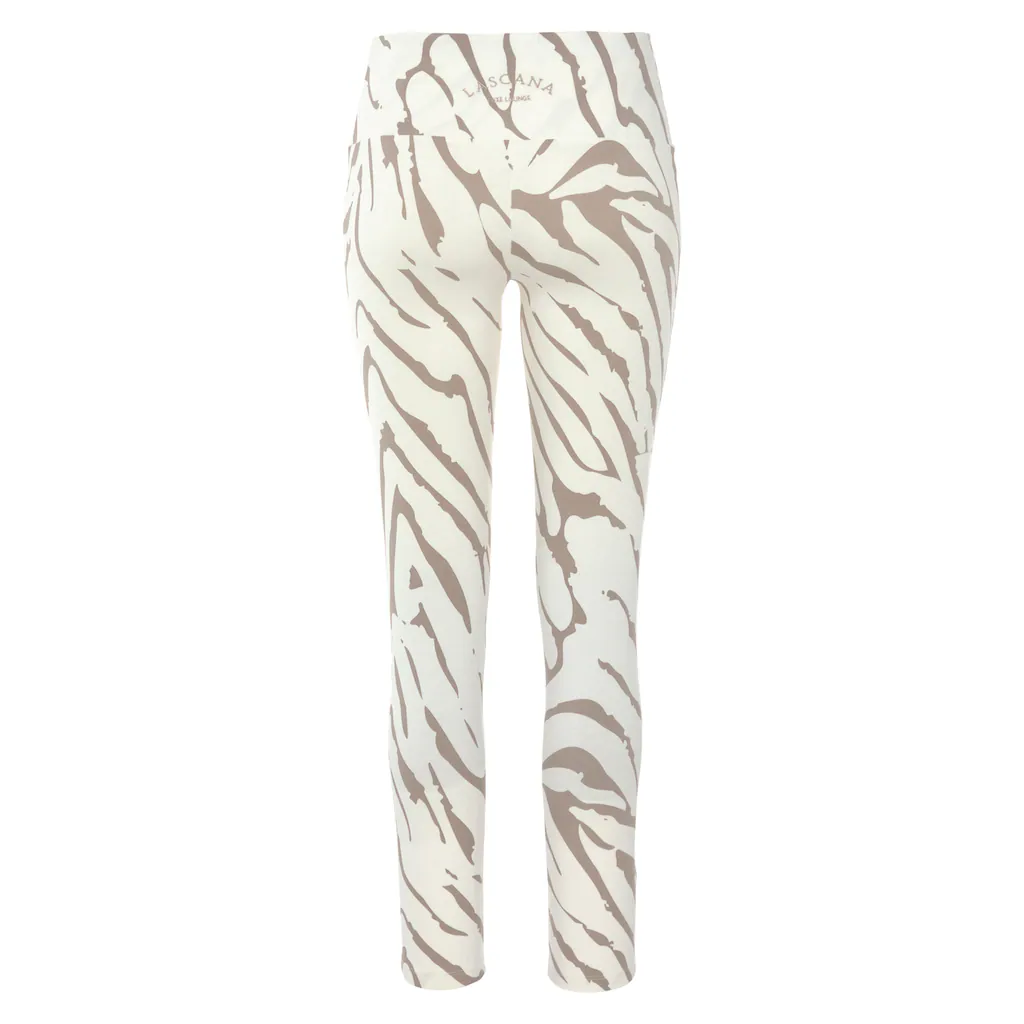 LASCANA Leggings mit Zebramuster und breitem Bund Loungewear JETZT KAUFEN