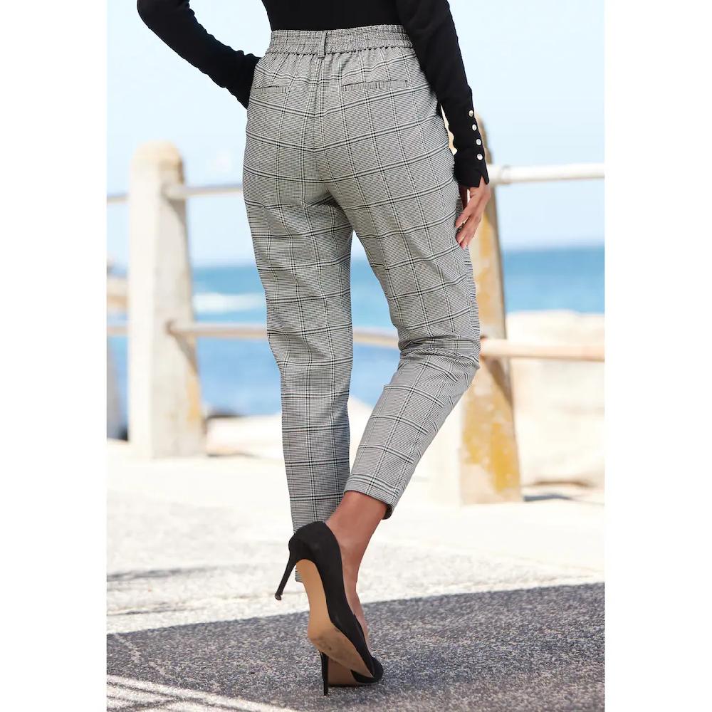 LASCANA Schlupfhose mit Gummibund hinten Stoffhose mit Taschen Business-Look Zeitbegrenzte Promotion