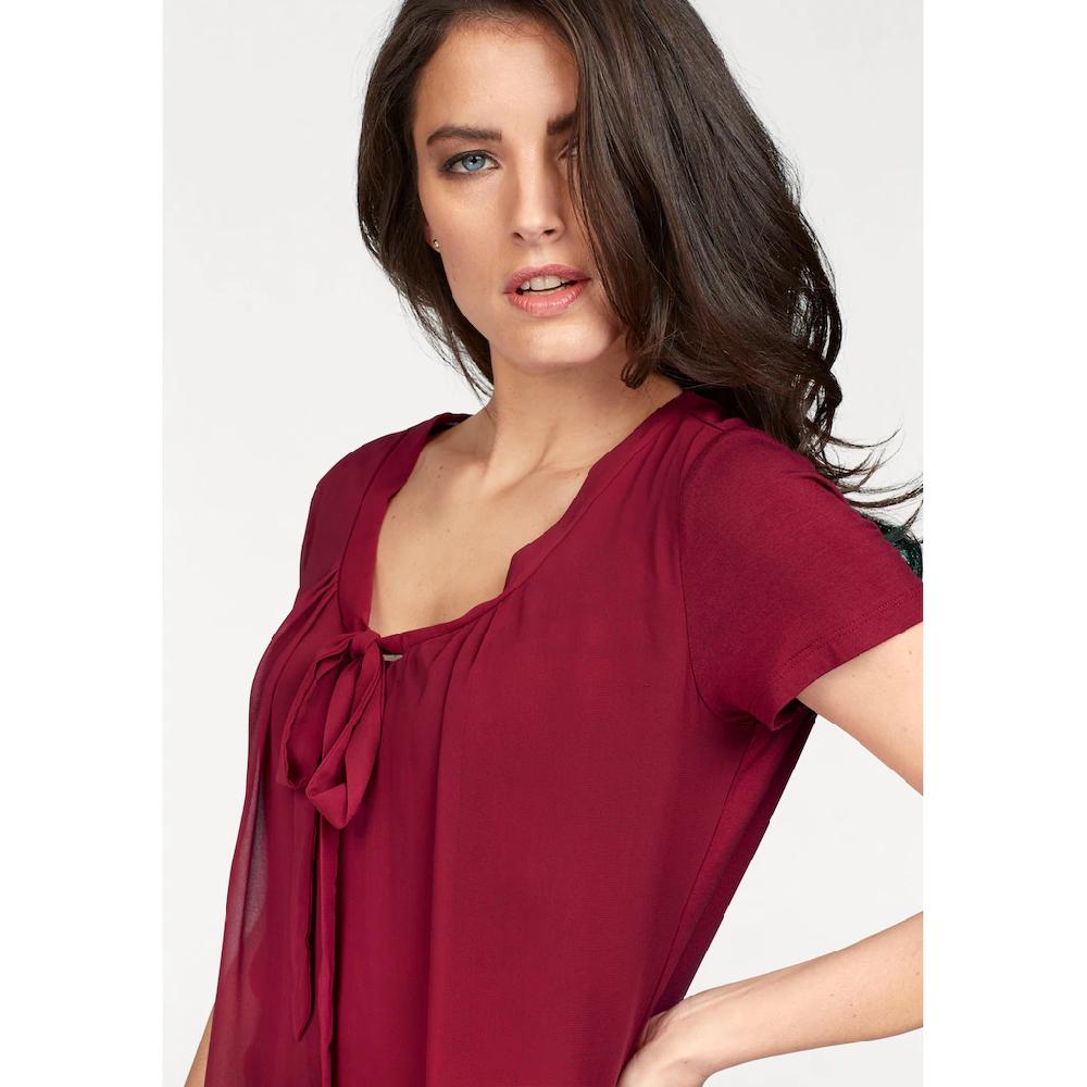 Aniston SELECTED Shirtbluse mit gedoppeltem Vorderteil Nur für heute