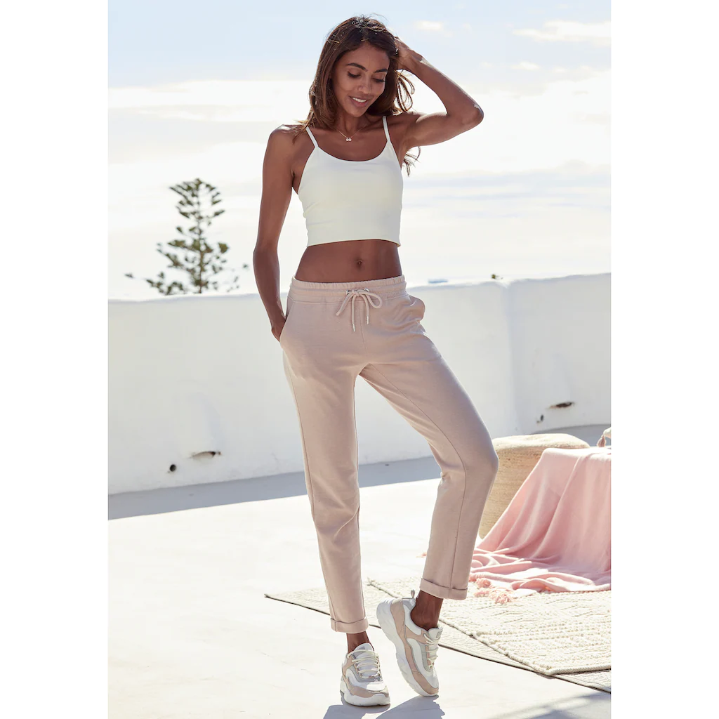 H.I.S Sweathose Schlupfhose mit kleinem Aufschlag am Saum Loungewear Discount Store für neue Produkte