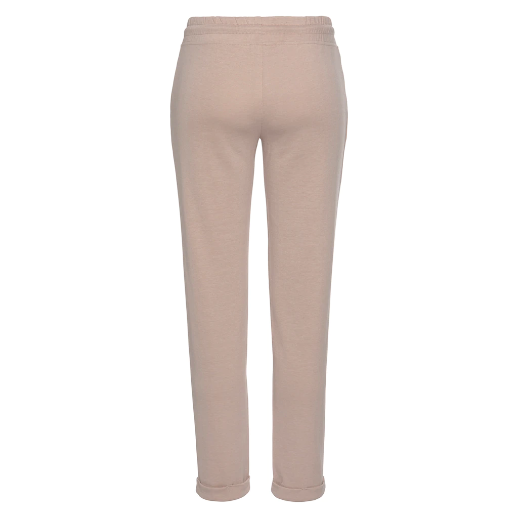 H.I.S Sweathose Schlupfhose mit kleinem Aufschlag am Saum Loungewear Discount Store für neue Produkte