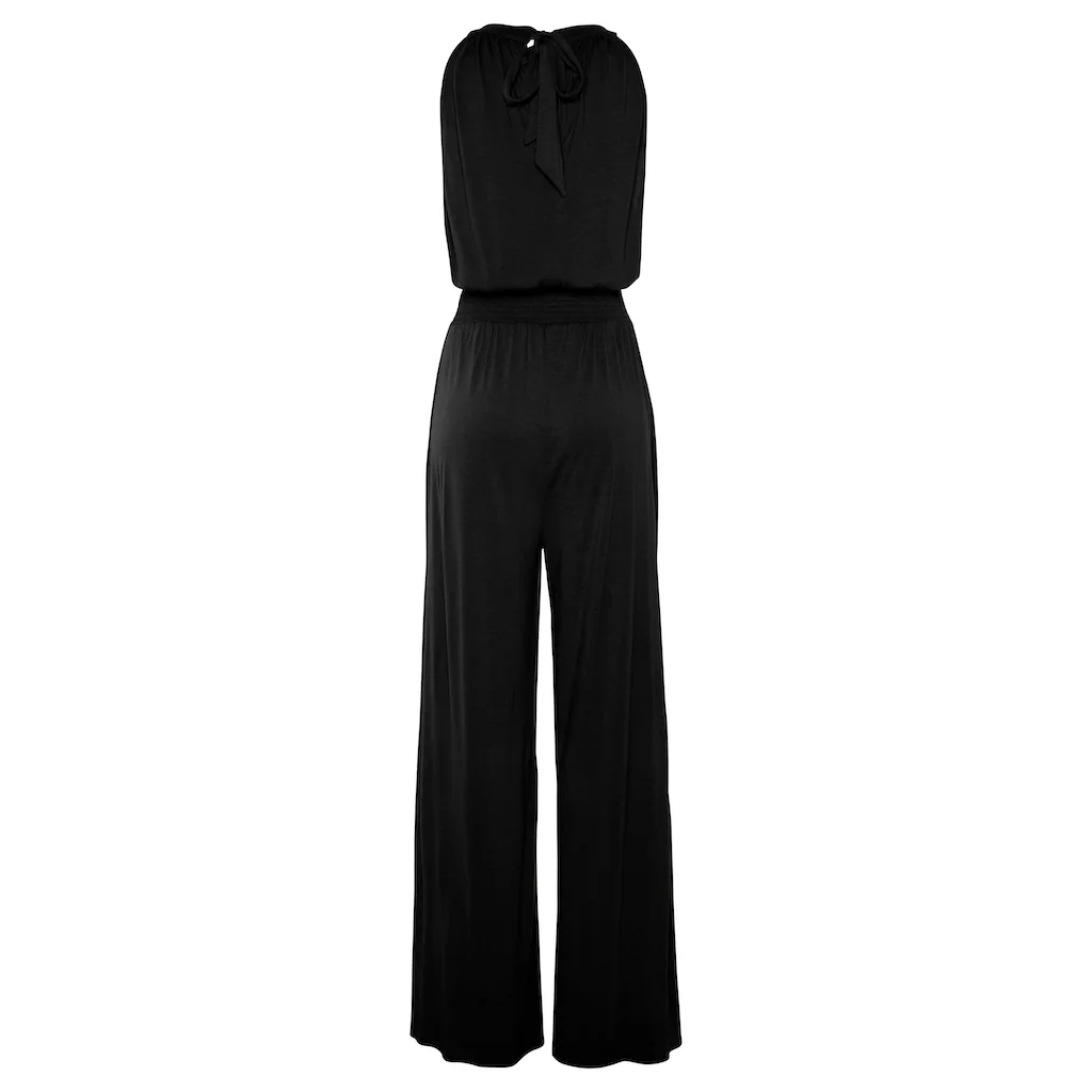 s.Oliver Overall mit breitem Smokeinsatz eleganter Jumpsuit festlich Nur noch ein Tag übrig