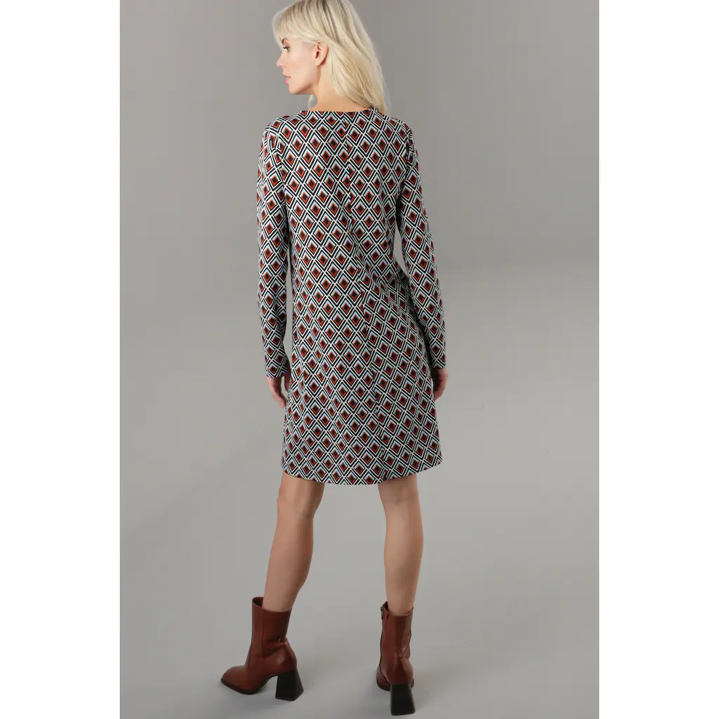 Aniston SELECTED Jerseykleid in leichter A-Linien-Form Begrenzt auf 3 Tage