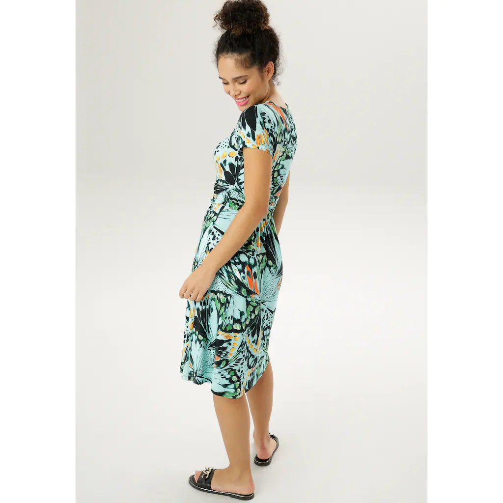 Aniston SELECTED Sommerkleid mit extravagantem Druck Black Friday Preise