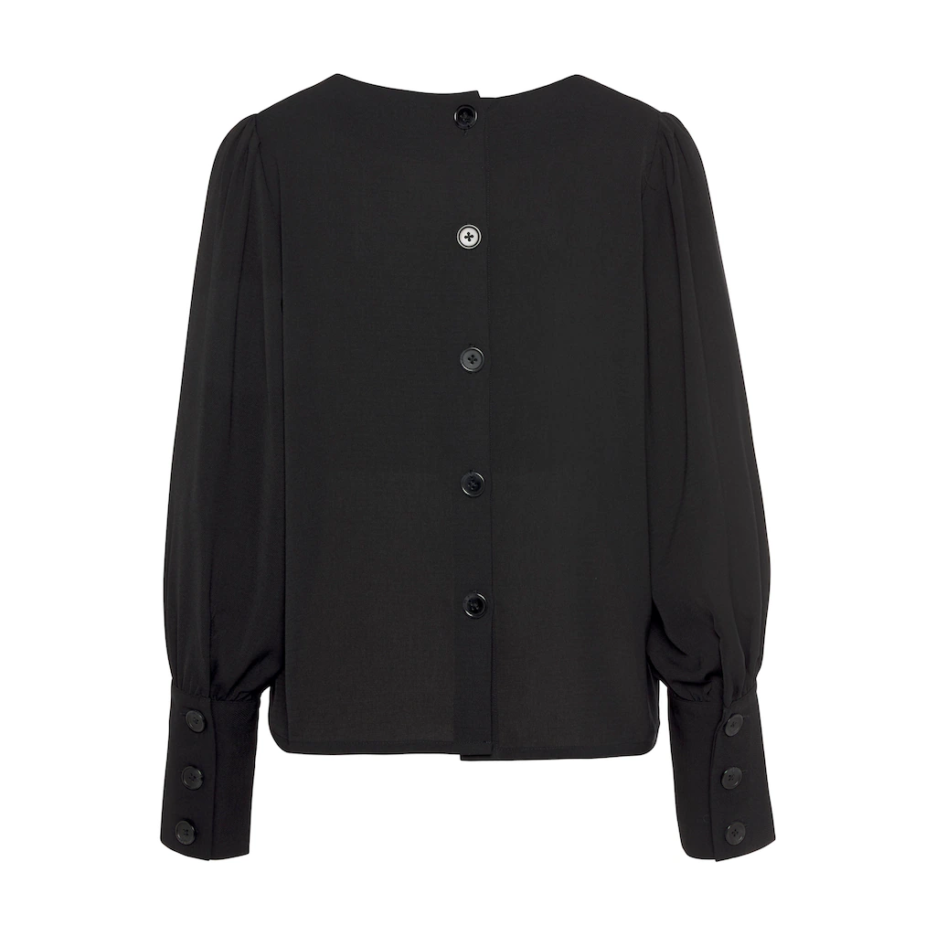LASCANA Langarmbluse mit Knopfleiste hinten elegante Damenbluse Business-Look Online