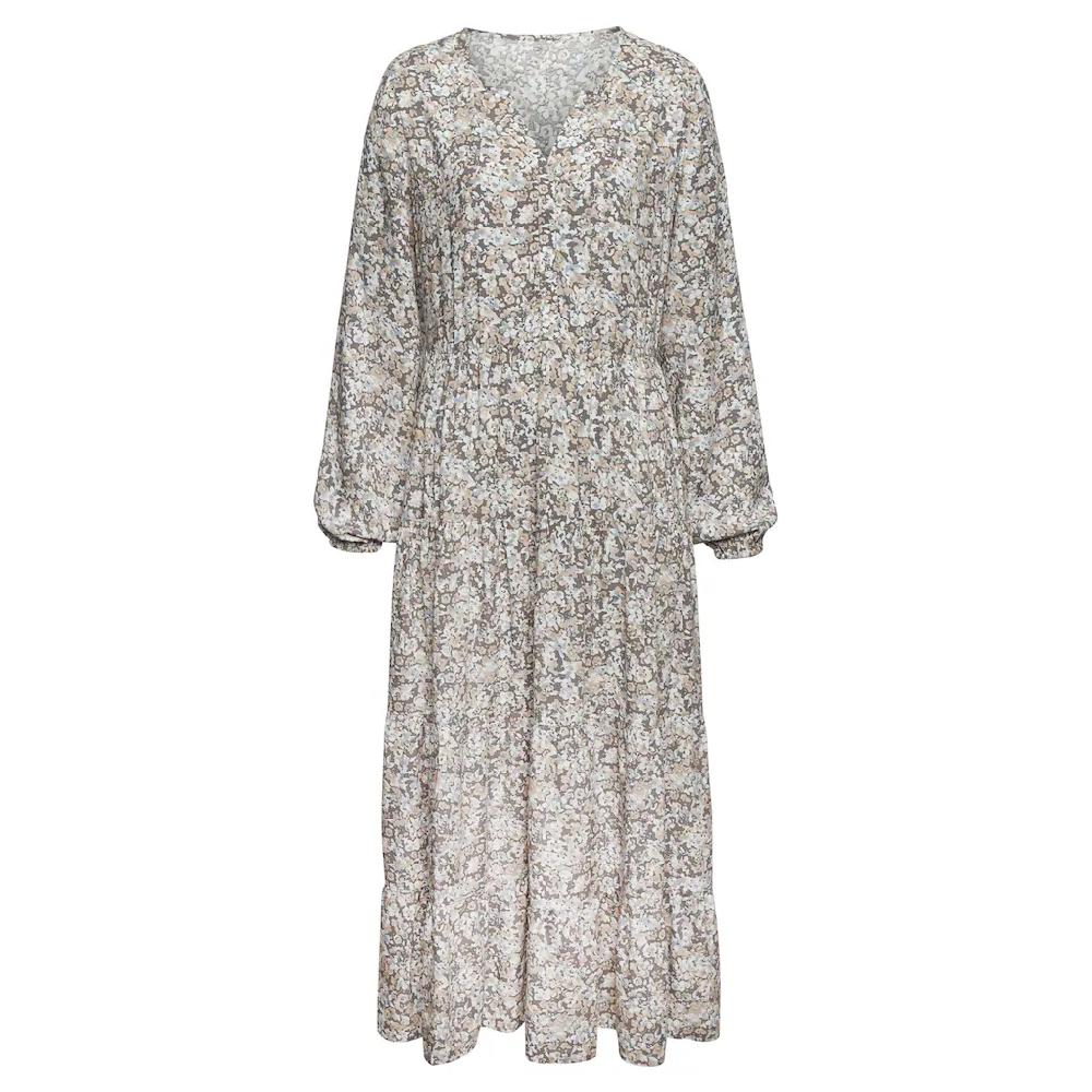 Vivance Maxikleid mit Alloverprint und Volants langärmlig Druckkleid casual-chic Outlet