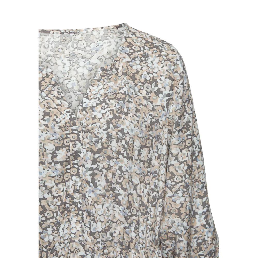 Vivance Maxikleid mit Alloverprint und Volants langärmlig Druckkleid casual-chic Outlet