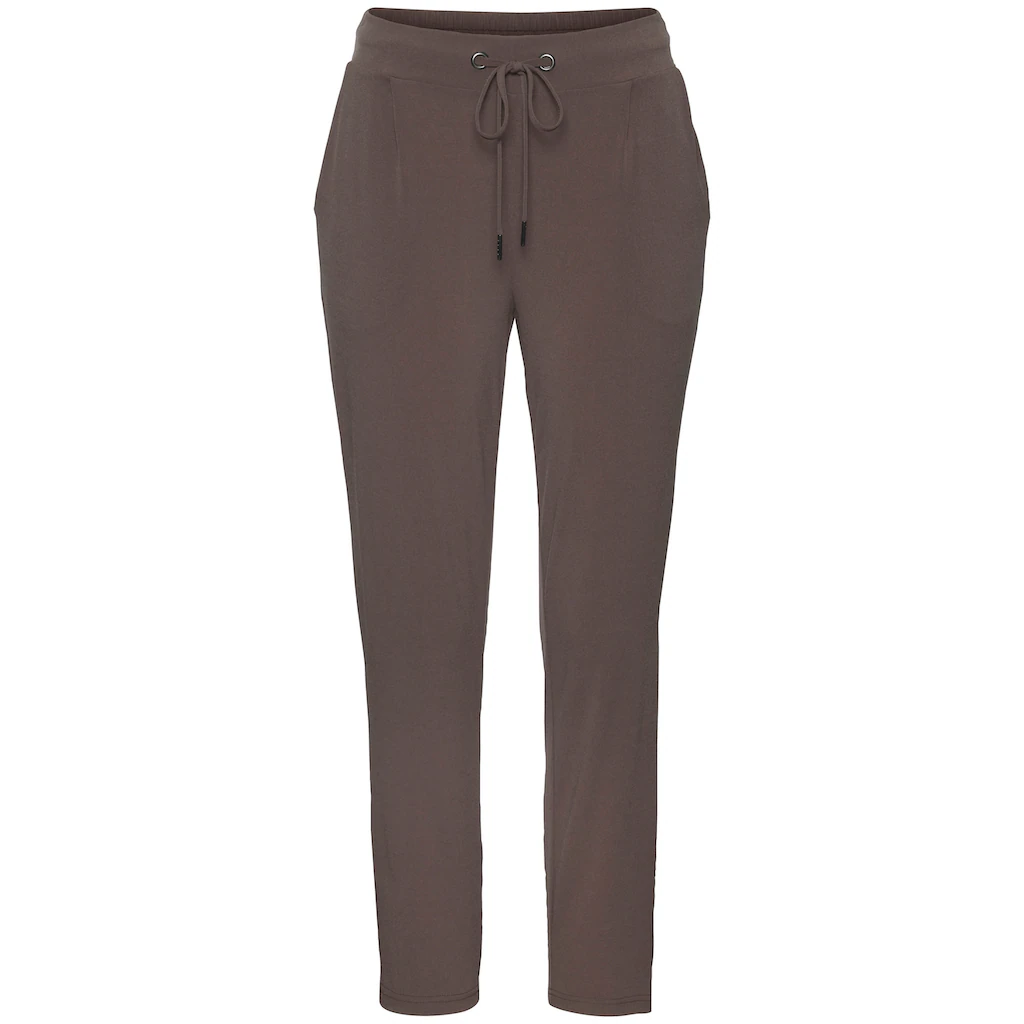 LASCANA Schlupfhose aus glatter Jerseyqualität leichte Sommerhose mit Taschen bügelfrei Auslauf