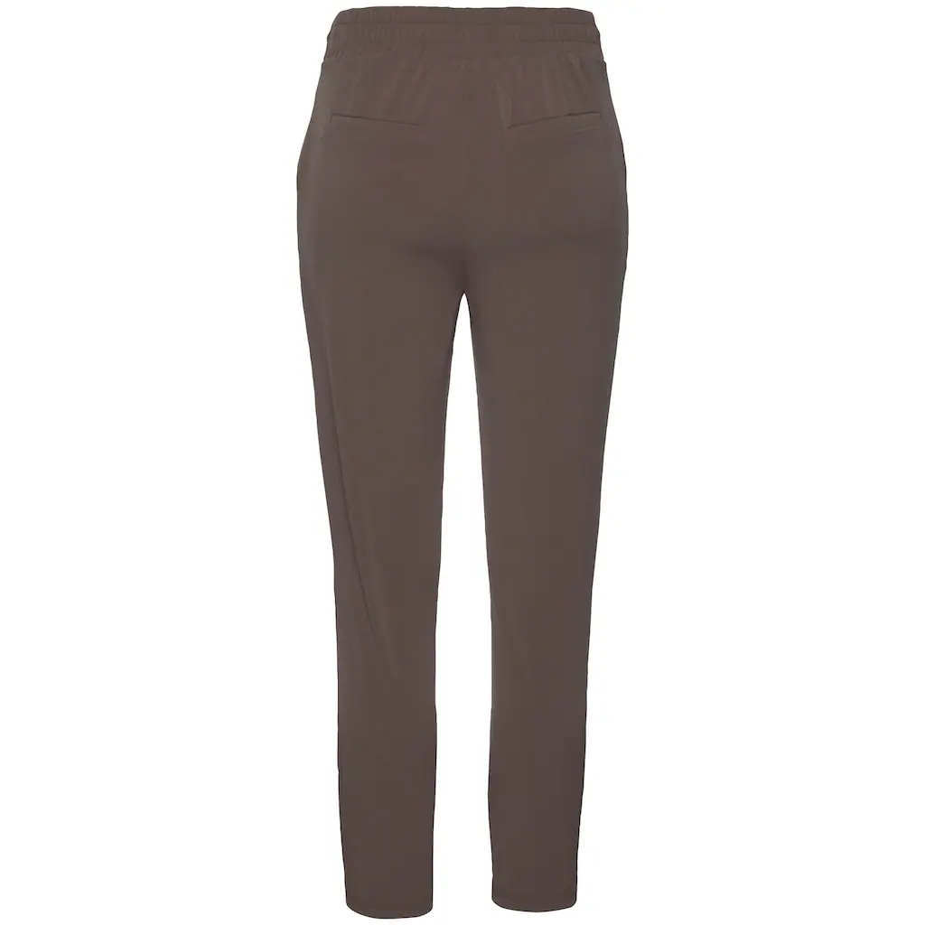 LASCANA Schlupfhose aus glatter Jerseyqualität leichte Sommerhose mit Taschen bügelfrei Auslauf