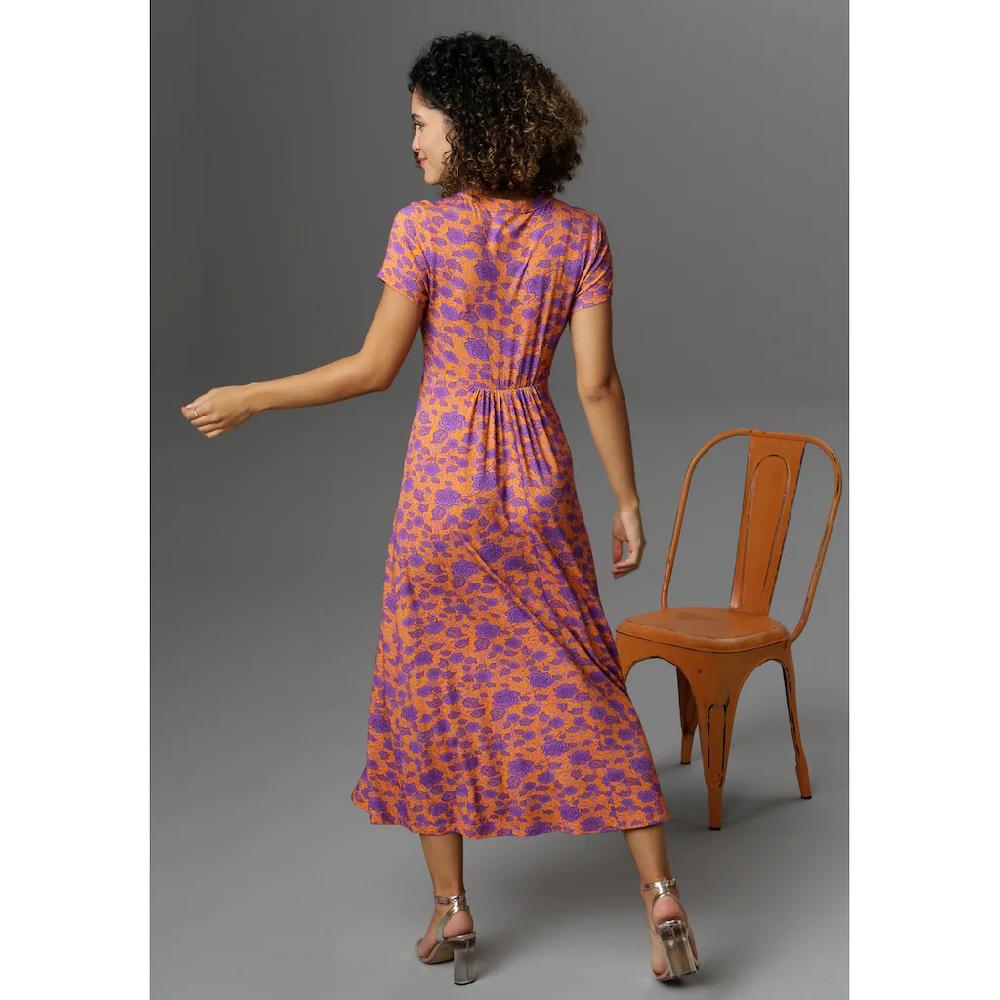 Aniston CASUAL Sommerkleid mit topmodischem Blumendruck Kostenloser Versand