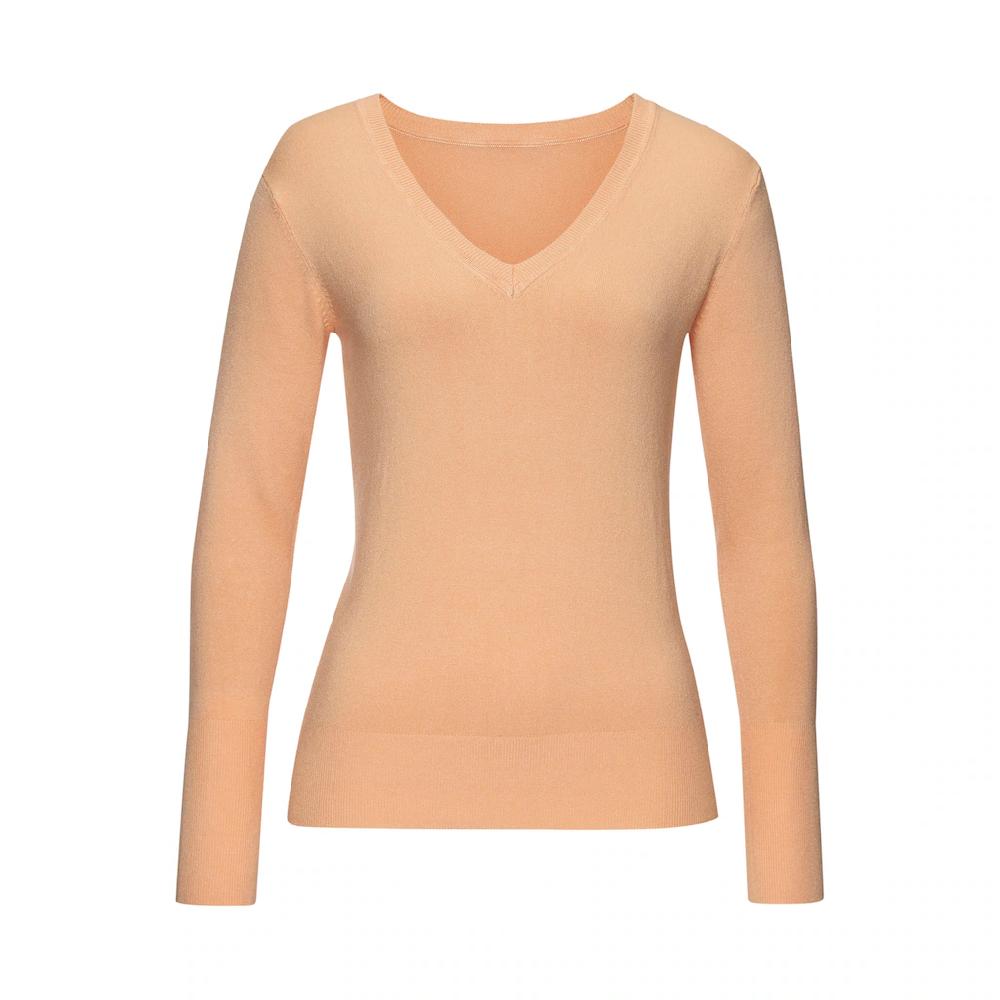 Vivance V-Ausschnitt-Pullover in taillierter Form weicher Strickpullover Basic klassisch Flash Sale
