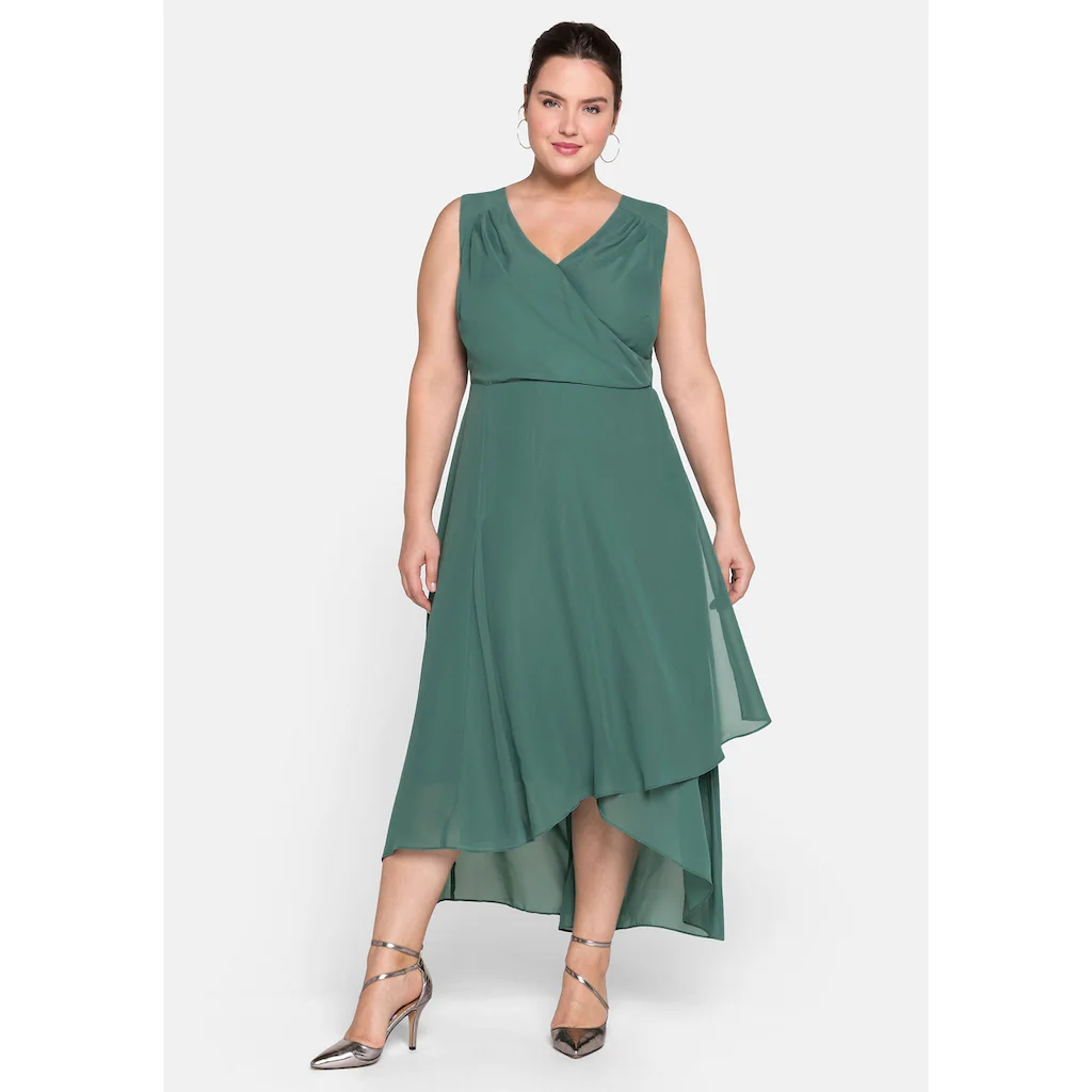 Sheego Abendkleid »Große Größen« in Wickeloptik Online Shopping