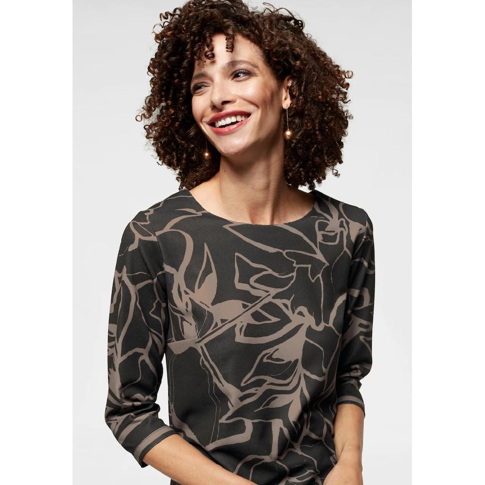 Aniston SELECTED Jerseykleid mit interessantem Allover-Print Black Friday