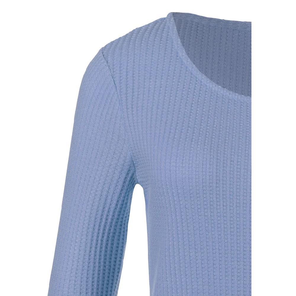 LASCANA Langarmshirt »in modischer Piqué-Optik« aus pflegeleichter Qualität mit Viskose Valentinstagsangebot