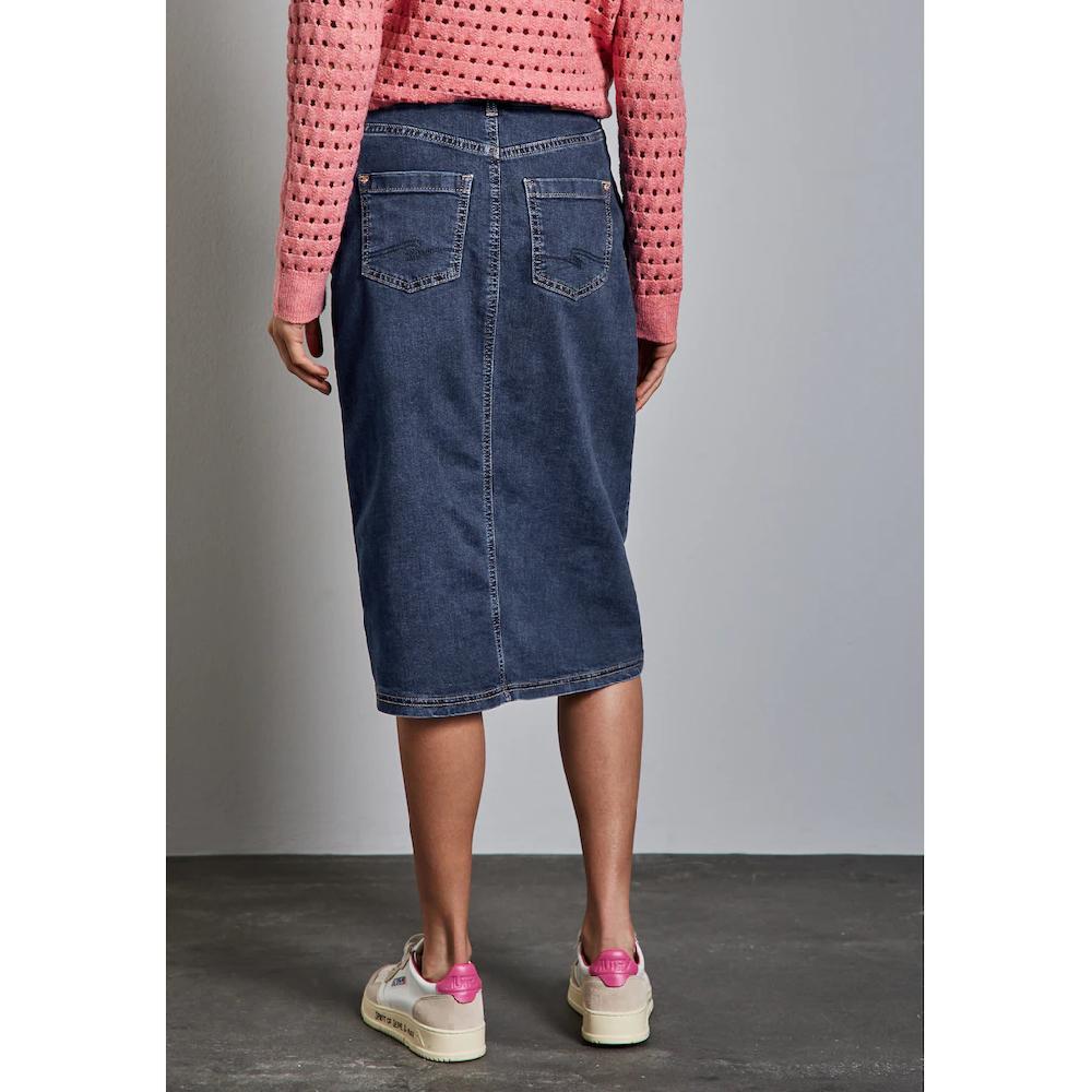 STREET ONE Jeansrock aus Baumwolle mit Stretchanteil Blitzangebot