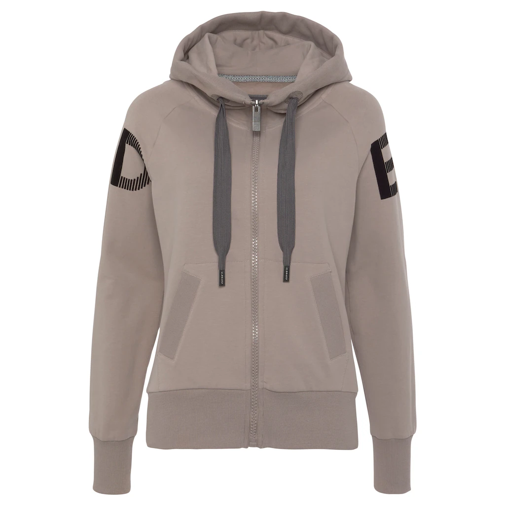 Elbsand Sweatjacke »Kekoa« mit großem Logodruck hinten bequeme Freizeitjacke mit Taschen Bestseller