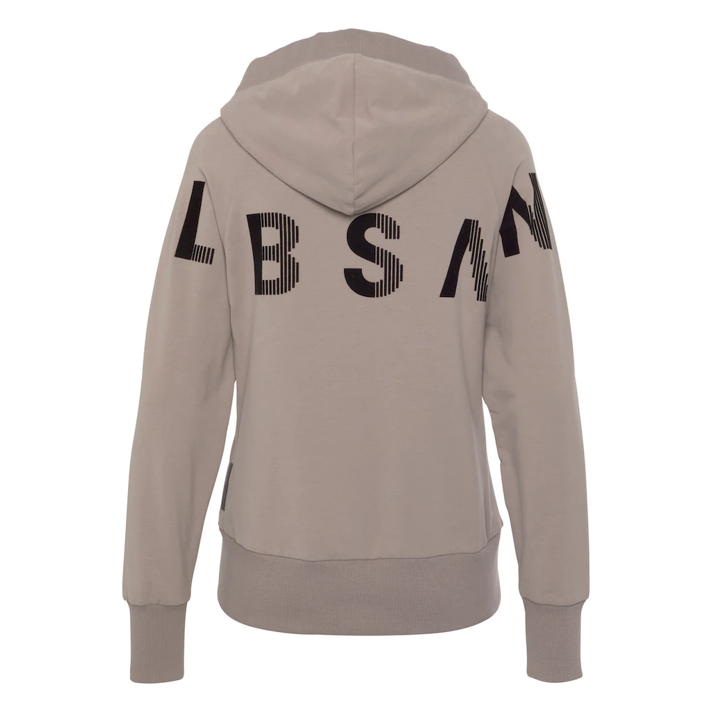Elbsand Sweatjacke »Kekoa« mit großem Logodruck hinten bequeme Freizeitjacke mit Taschen Bestseller