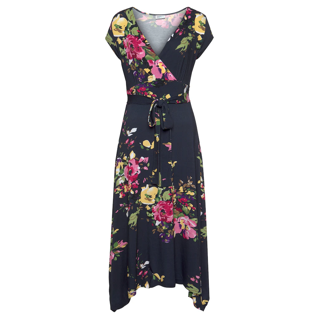 Beachtime Sommerkleid mit Zipfelsaum und Schleife in der Taille Jerseykleid Strandkleid Super Sparpreis