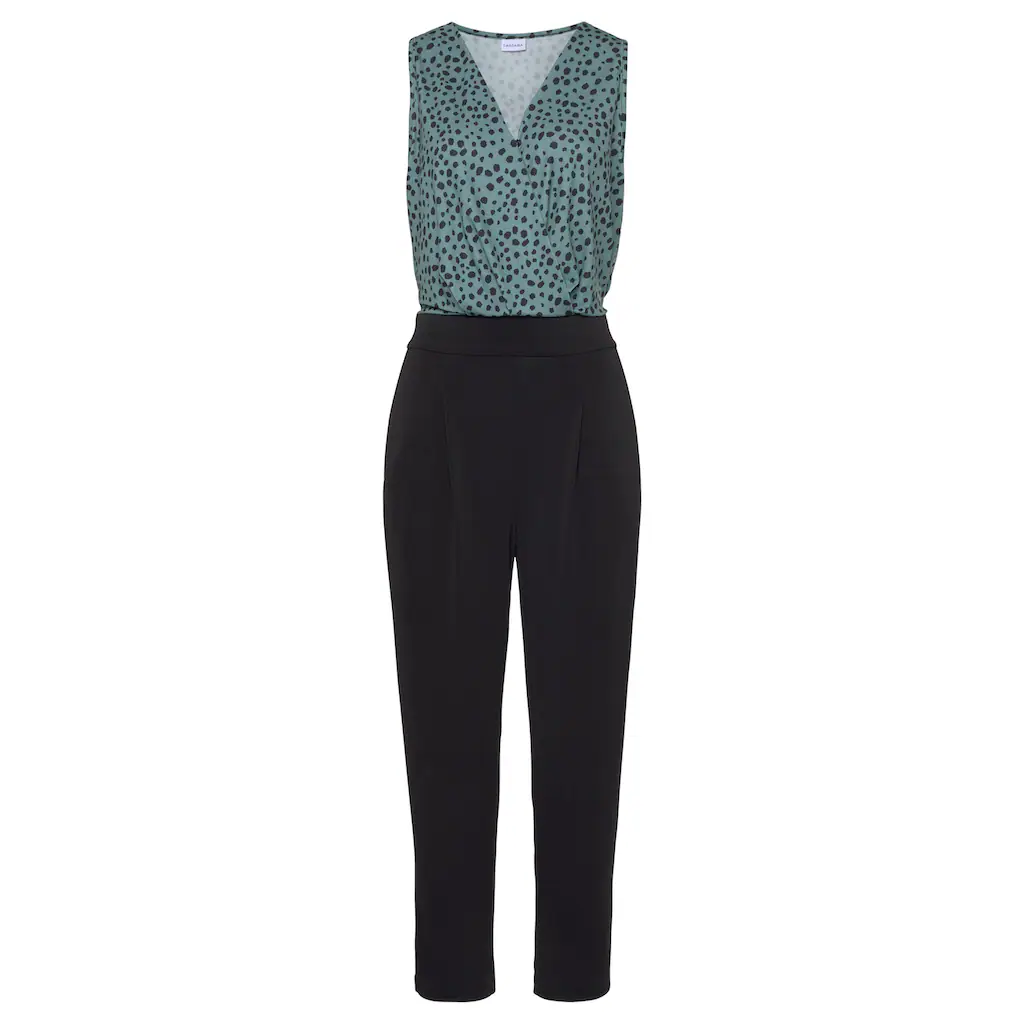 LASCANA Overall mit überlappendem Oberteil eleganter Jumpsuit Business-Look Begrenzte Freigabe