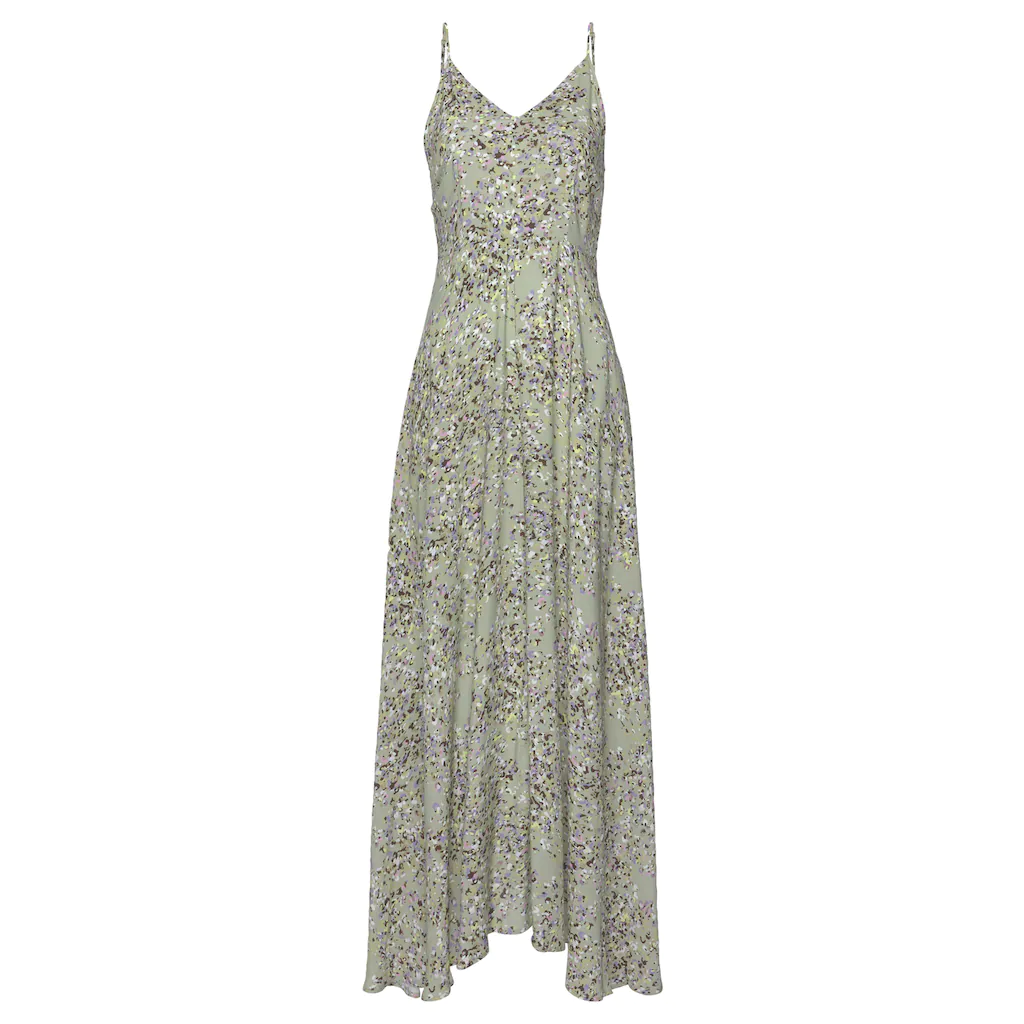 LASCANA Maxikleid aus gewebter Viskose Cut-Out am Rücken Chiffon-Qualität Sommerkleid Vierteljährliche Förderung