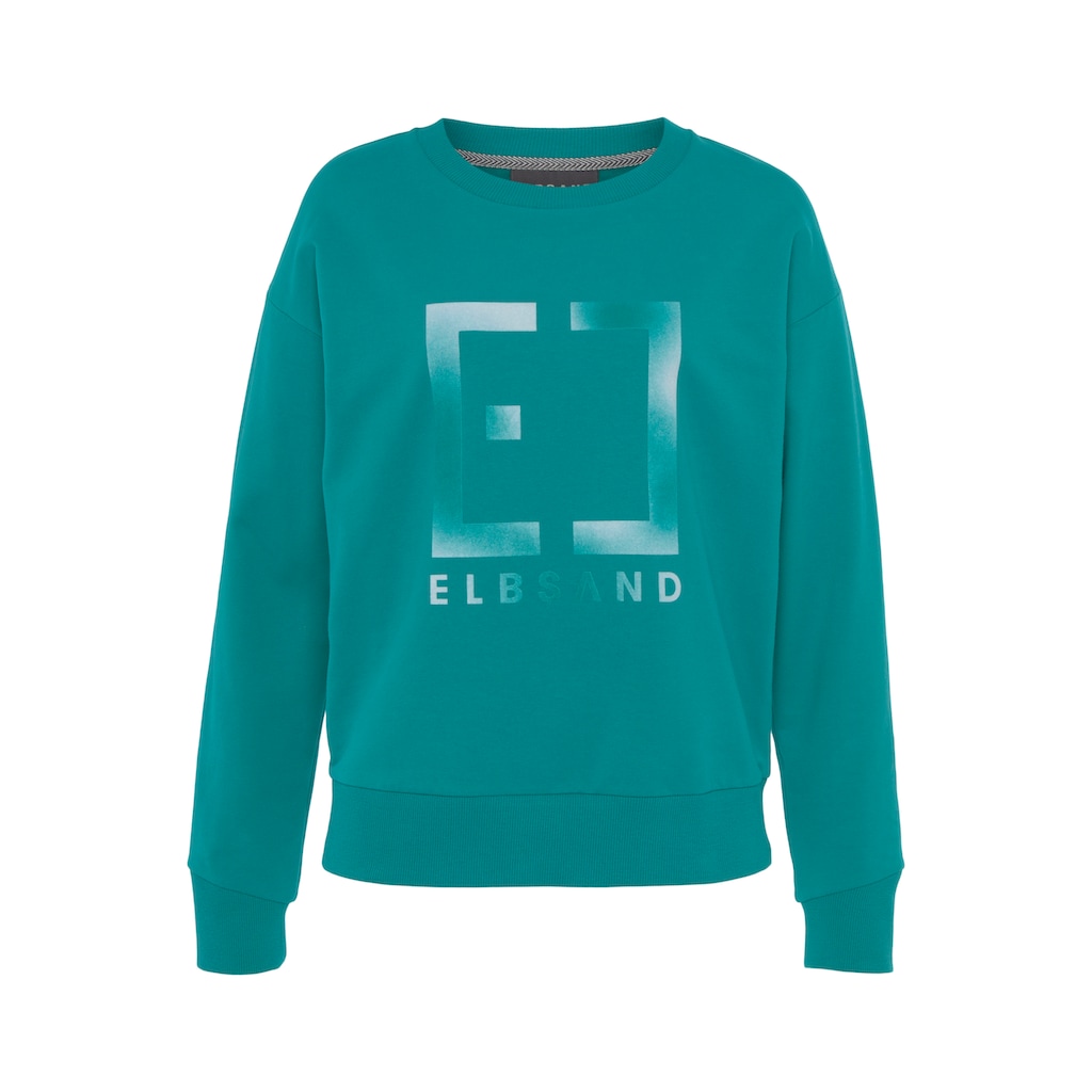 Elbsand Sweatshirt »Fionni« mit großem Logoprint sportlich-casual Bis zu 55% Rabatt