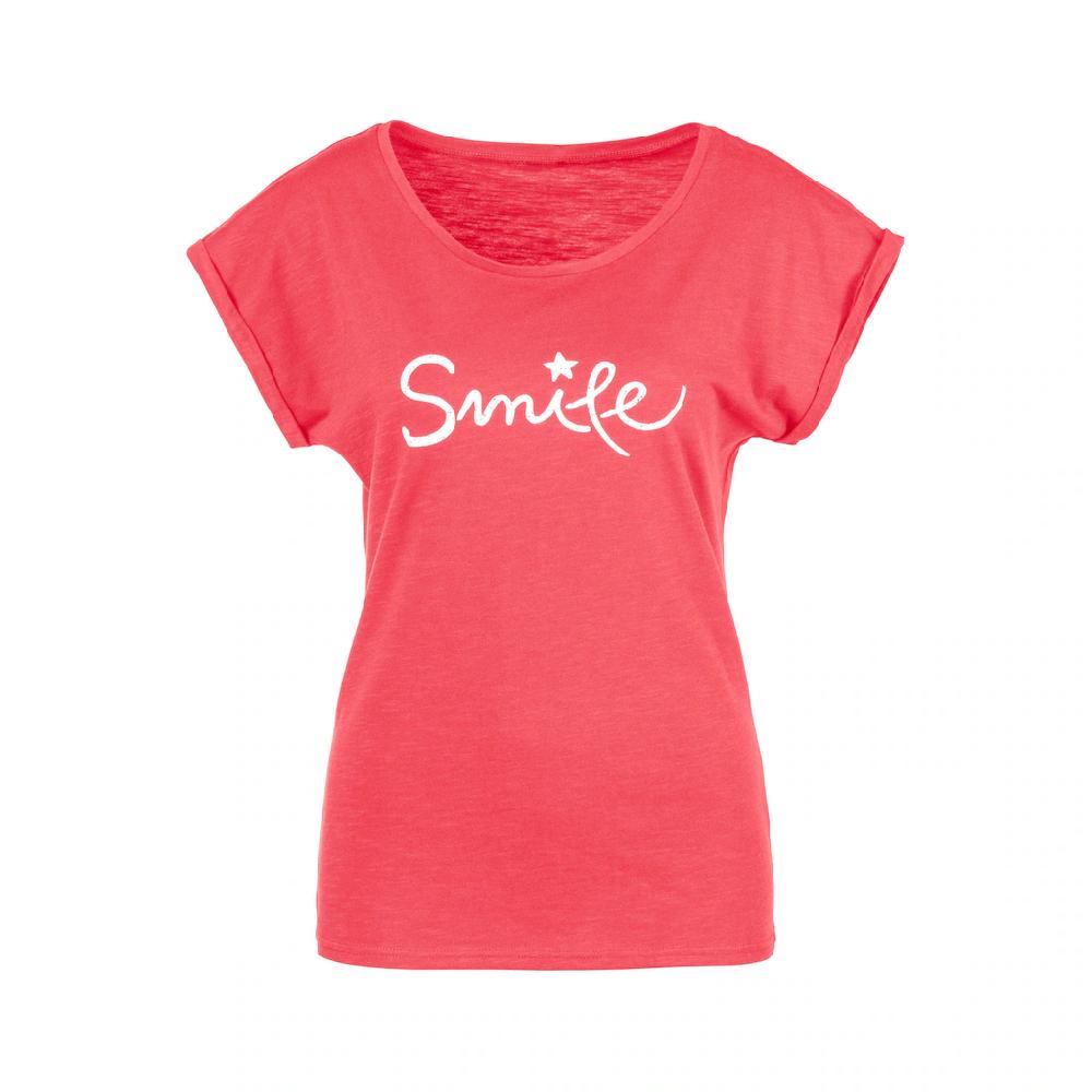 Beachtime T-Shirt »mit Frontdruck "Smile"« aus weicher Baumwoll-Qualität Discount Store für neue Produkte