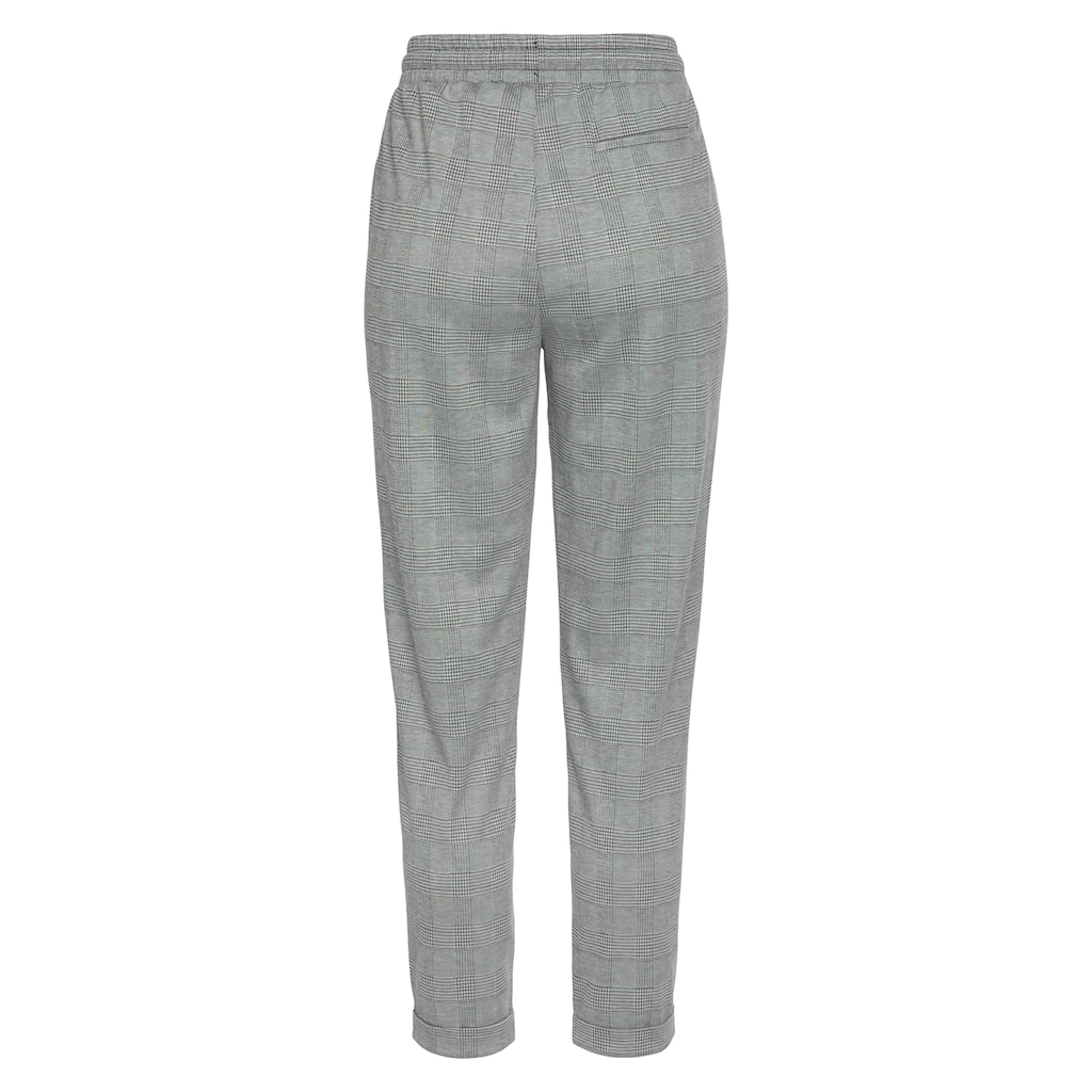 Vivance Jogger Pants mit Karomuster und seitlichen Taschen Karohose Begrenzt auf 3 Tage