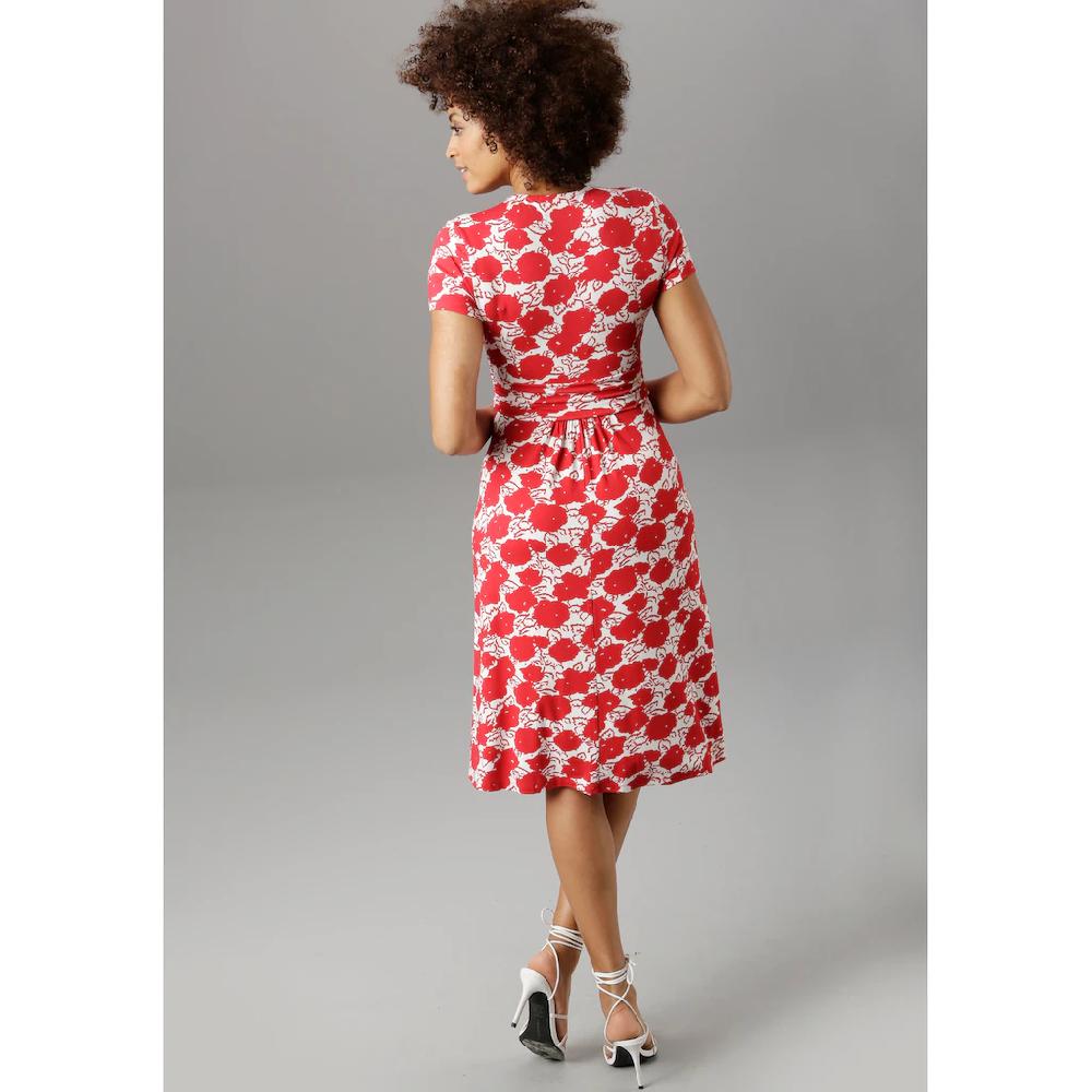 Aniston SELECTED Sommerkleid mit gewickeltem Ausschnitt Speichern exportieren