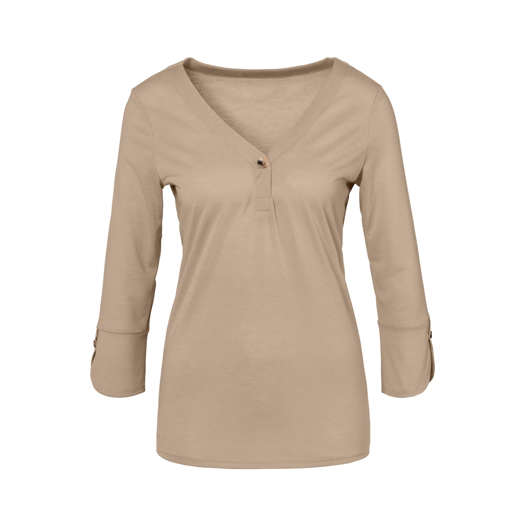 LASCANA Blusenshirt »mit Knopfdetails« aus weicher Qualität mit Viskose Black Friday Preise