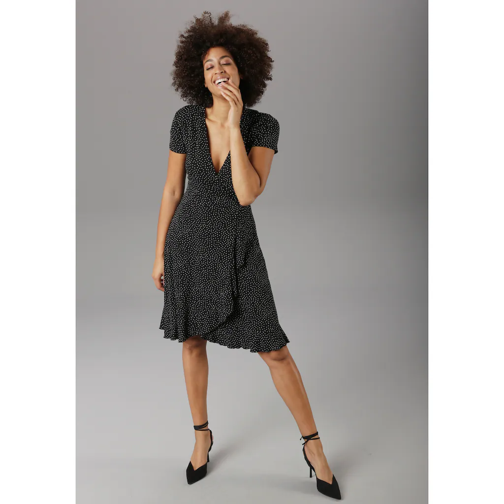 Aniston SELECTED Sommerkleid mit Volant Im Verkauf