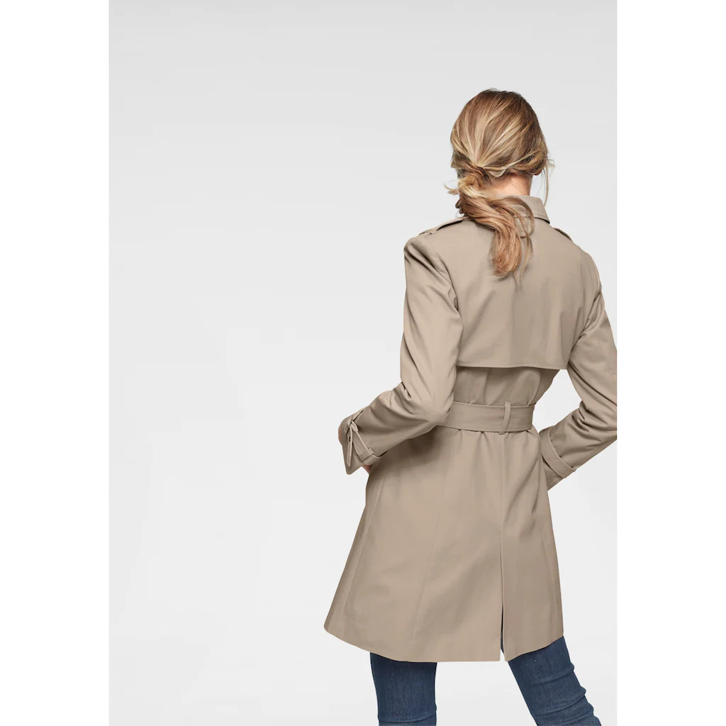 Aniston CASUAL Trenchcoat mit Gürtel zum Regulieren Fabrikverkauf