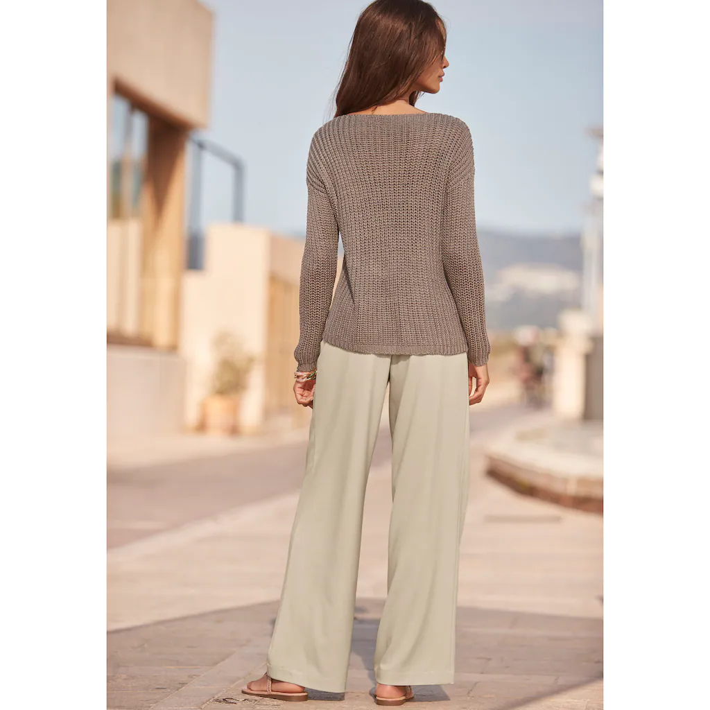 LASCANA Palazzohose im Business-Look elegante Anzughose mit Taschen Blitzverkäufe