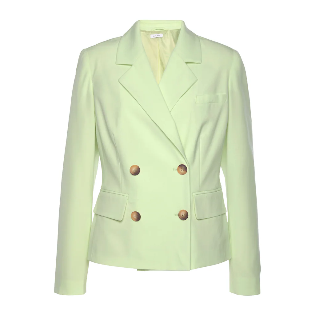 LASCANA Kurzblazer mit doppelreihigem Knopfverschluss Damenblazer sportlich-elegant Limitierter Zeitrabatt