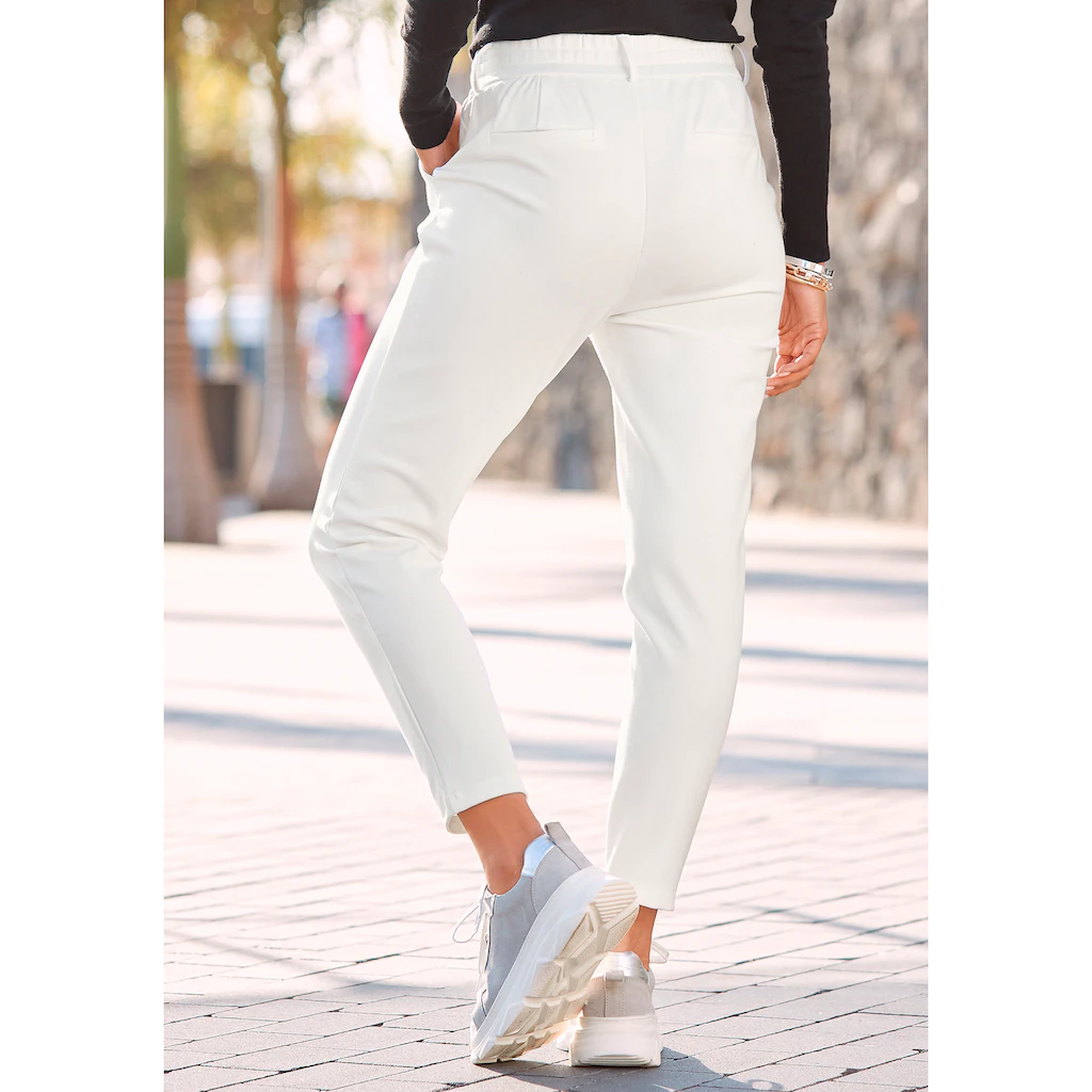 LASCANA Schlupfhose mit Taschen Jogginghose elegant-sportlich Jerseyhose Fabrikpreis
