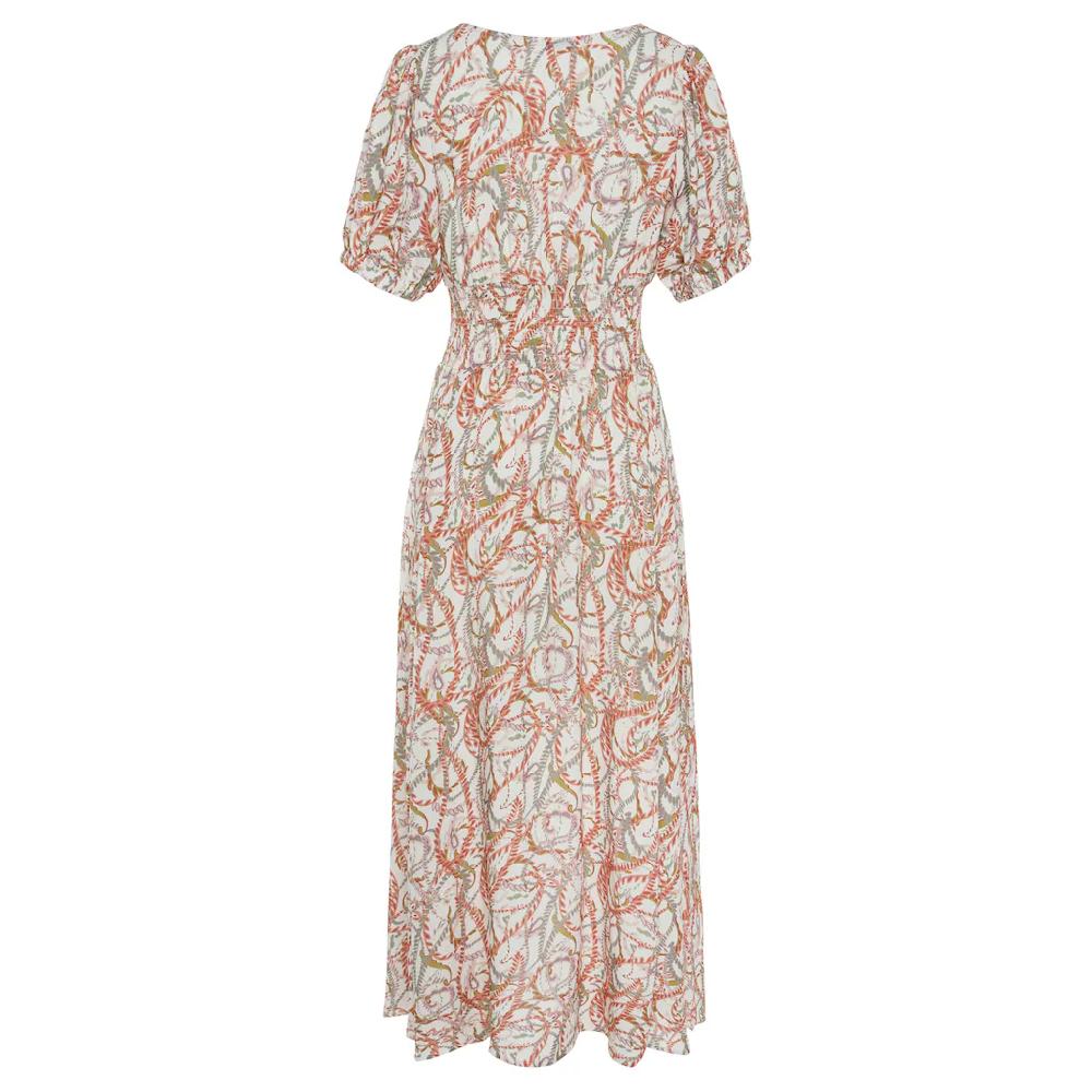 LASCANA Maxikleid mit Alloverdruck und V-Ausschnitt Sommerkleid Strandkleid Günstig kaufen