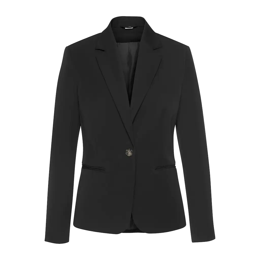 LASCANA Kurzblazer in klassischer Form taillierter Damenblazer sportlich elegant Heißer Verkauf
