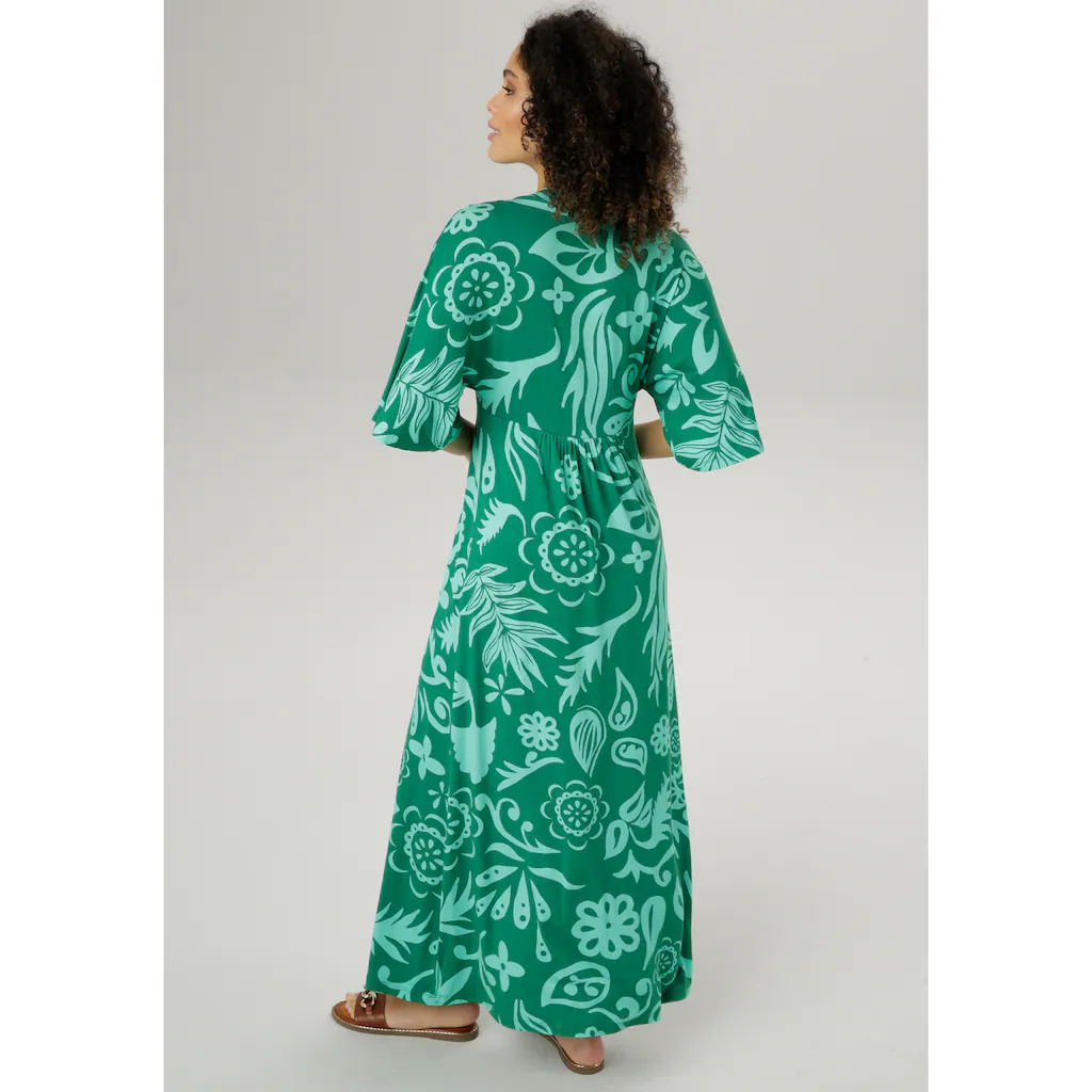 Aniston SELECTED Maxikleid mit weiten 3/4-langen Ärmeln Exklusive Angebote