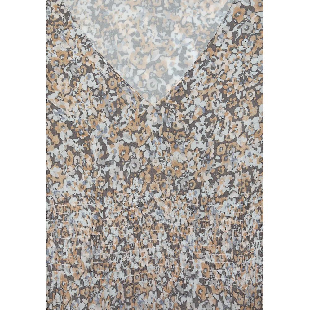 Vivance Maxikleid mit Blümchendruck und V-Ausschnitt luftiges Sommerkleid Blitzangebot