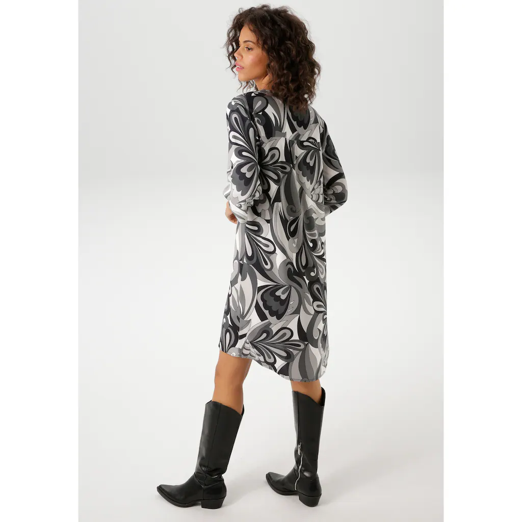 Aniston CASUAL Sommerkleid mit farbharmonischem graphischem Druck Bestseller