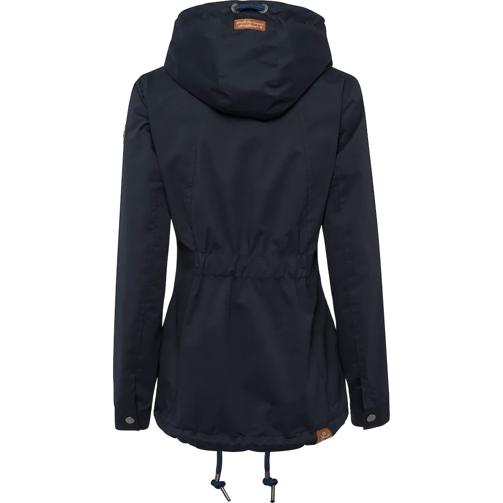 Ragwear Funktionsjacke »ZUZKA« mit Kapuze stylische Übergangs-Outdoor-Jacke Water repellent coating Sonderangebote