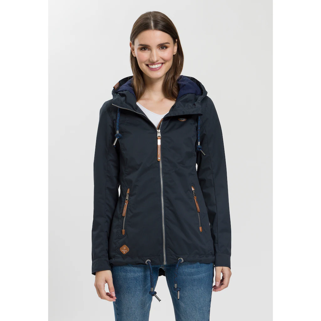 Ragwear Funktionsjacke »ZUZKA« mit Kapuze stylische Übergangs-Outdoor-Jacke Water repellent coating Sonderangebote