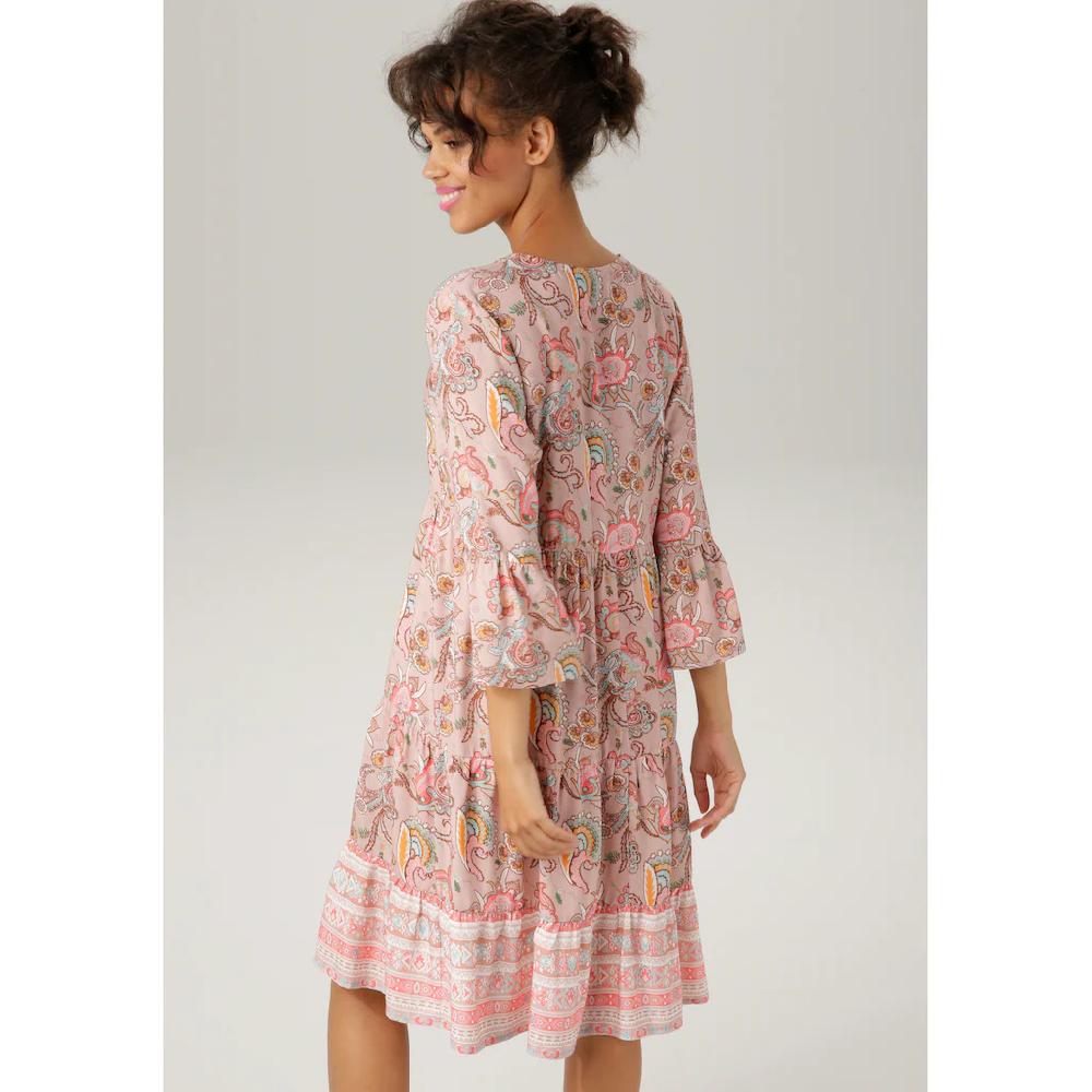 Aniston CASUAL Tunikakleid mit fantasievollem Druck Letzter Tag