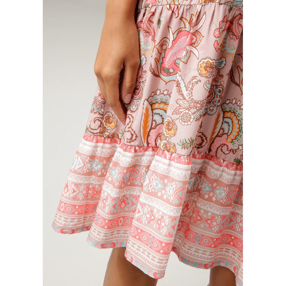 Aniston CASUAL Tunikakleid mit fantasievollem Druck Letzter Tag